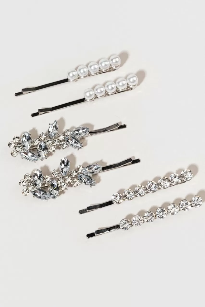 Francesca's Mia Embellished Bobby Pins