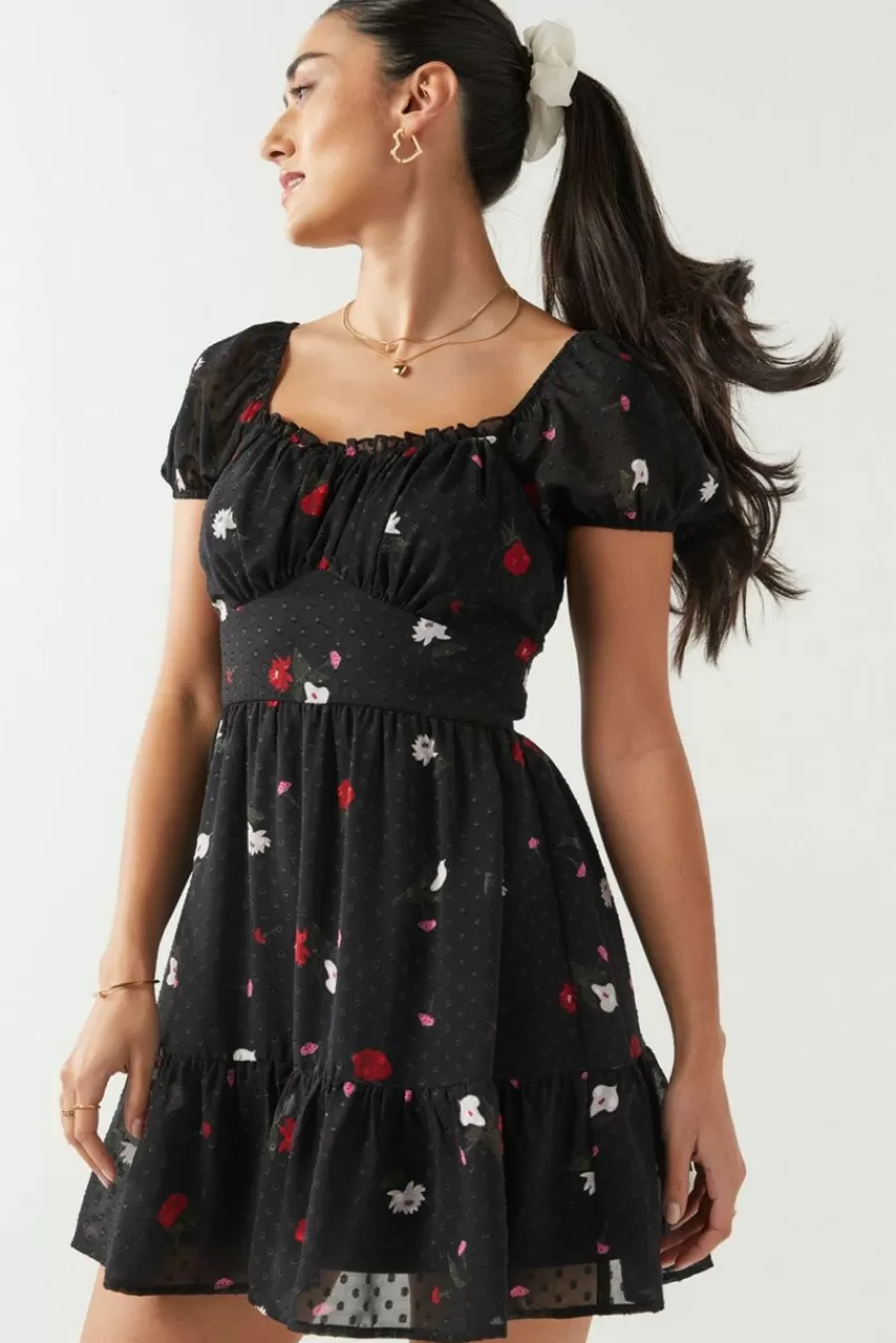 Francesca's Milani Rose Waisted Dress