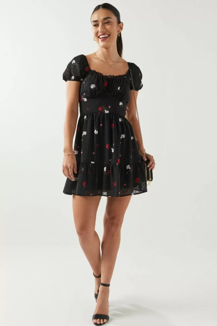 Francesca's Milani Rose Waisted Dress