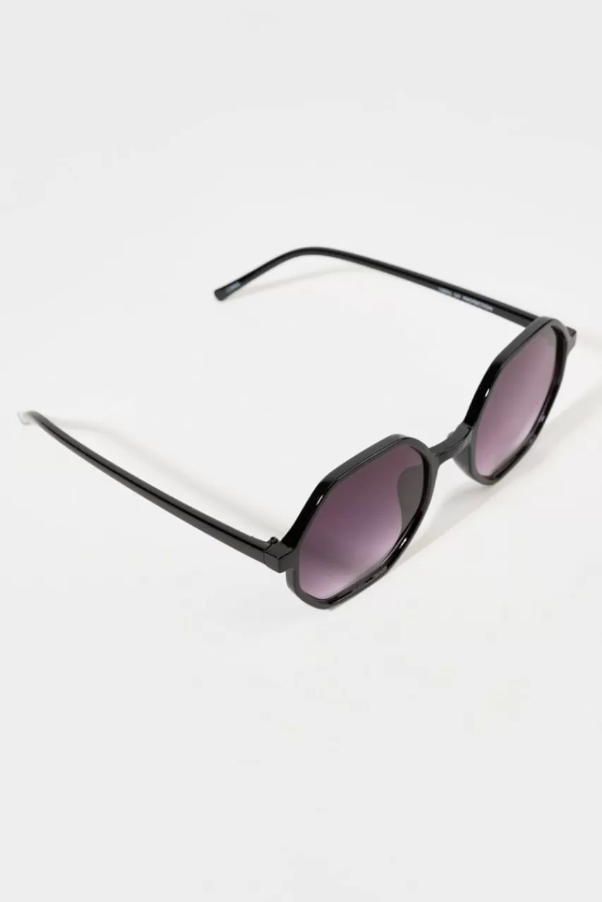 Francesca's Miley Hexagon Sunglasses