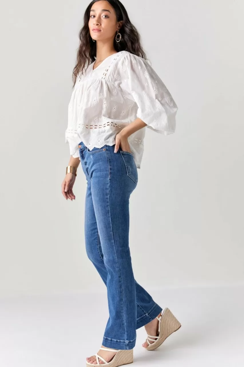 Francesca's Mona Bootcut Denim Jeans