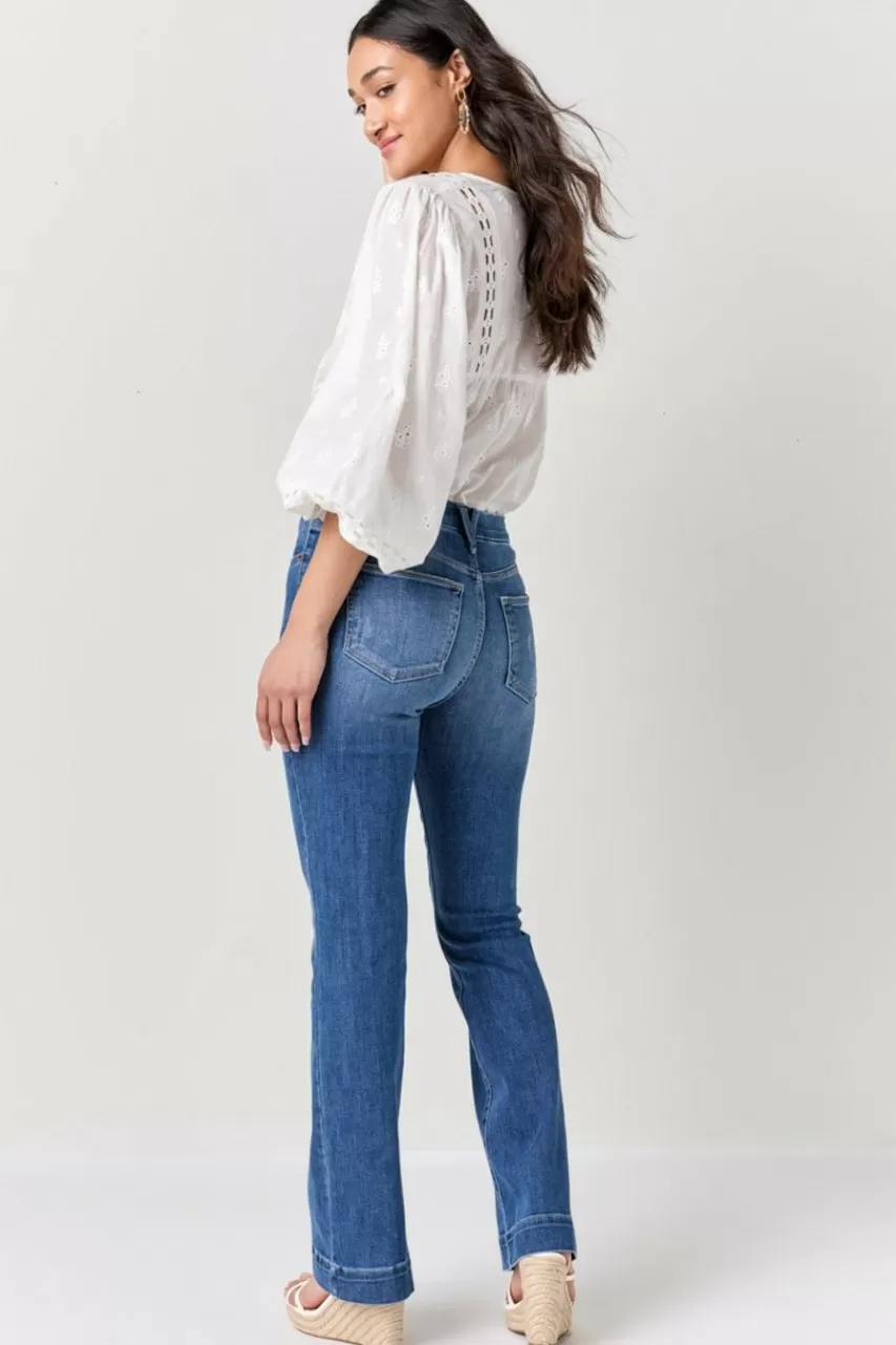Francesca's Mona Bootcut Denim Jeans