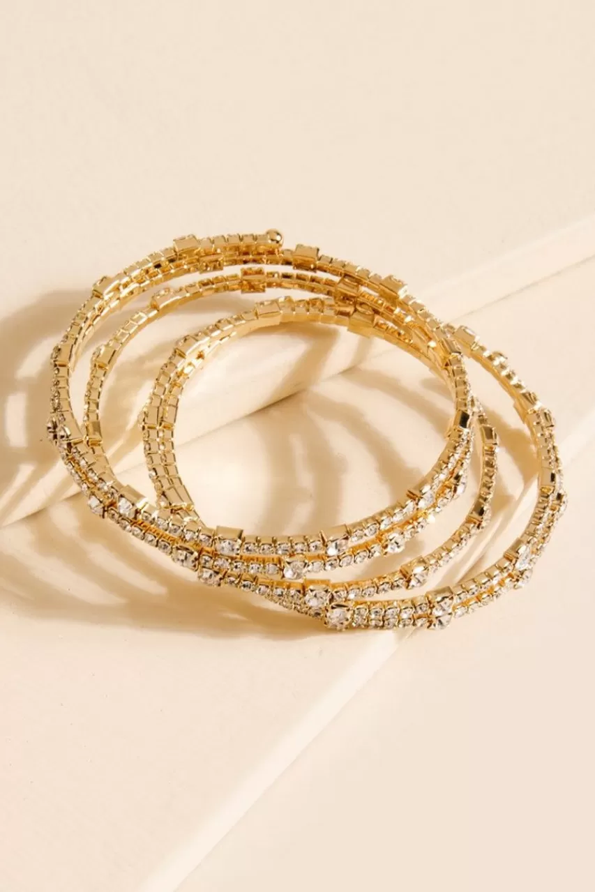 Francesca's Montana Four Row Bangle