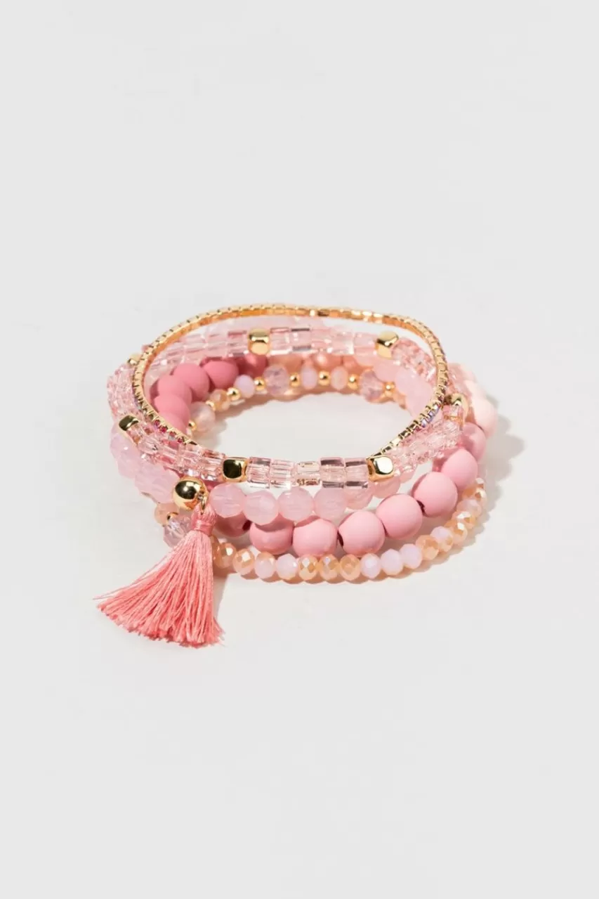 Francesca's Montana Matte Bead Bracelet Set