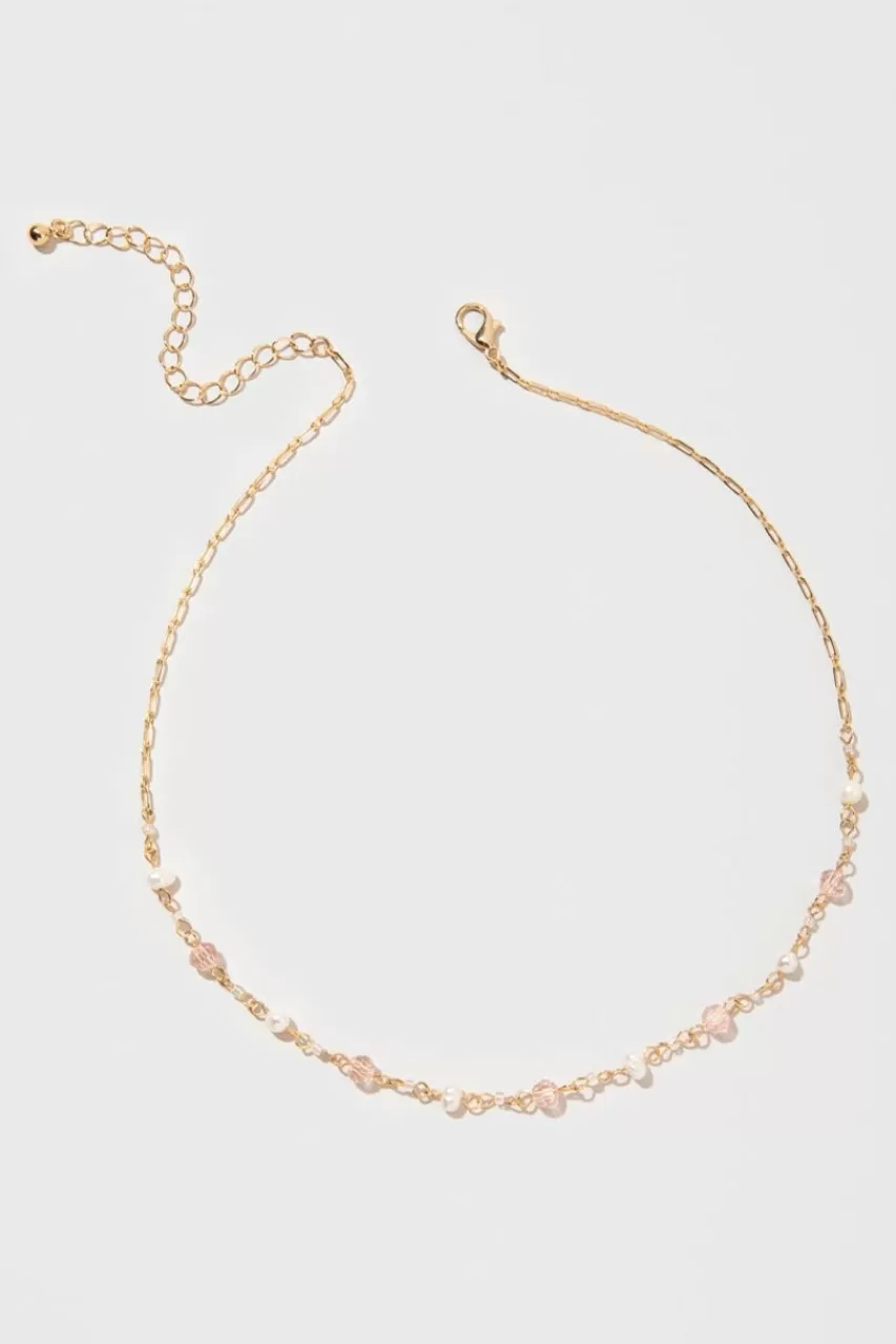 Francesca's Nadia Rosary Ball Pearl Necklace
