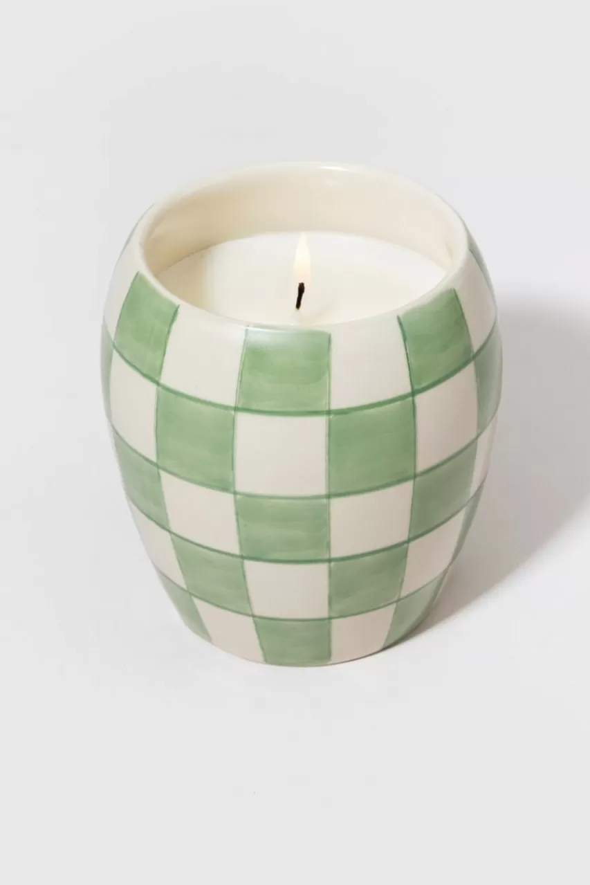 Francesca's Paddywax Checkmate Cactus Flower Candle Jar 11Oz
