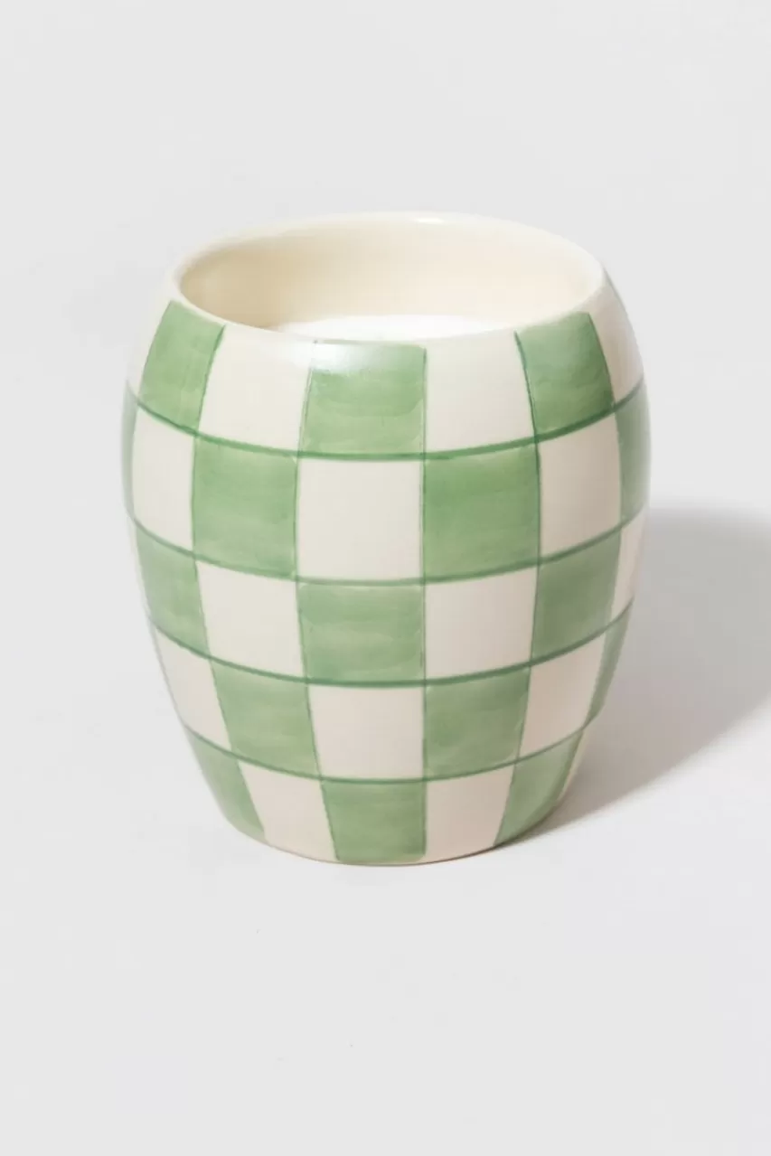 Francesca's Paddywax Checkmate Cactus Flower Candle Jar 11Oz