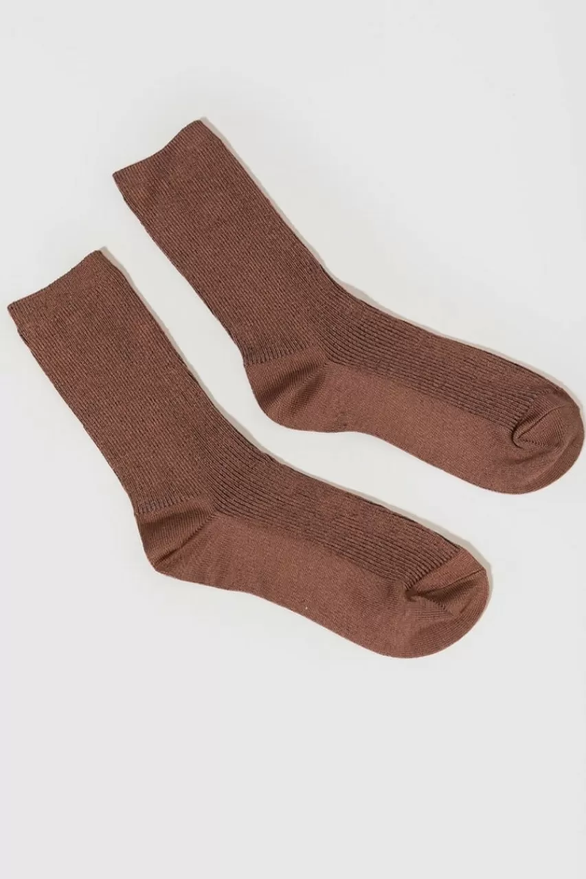 Francesca's Parker Ultra Soft Crew Socks