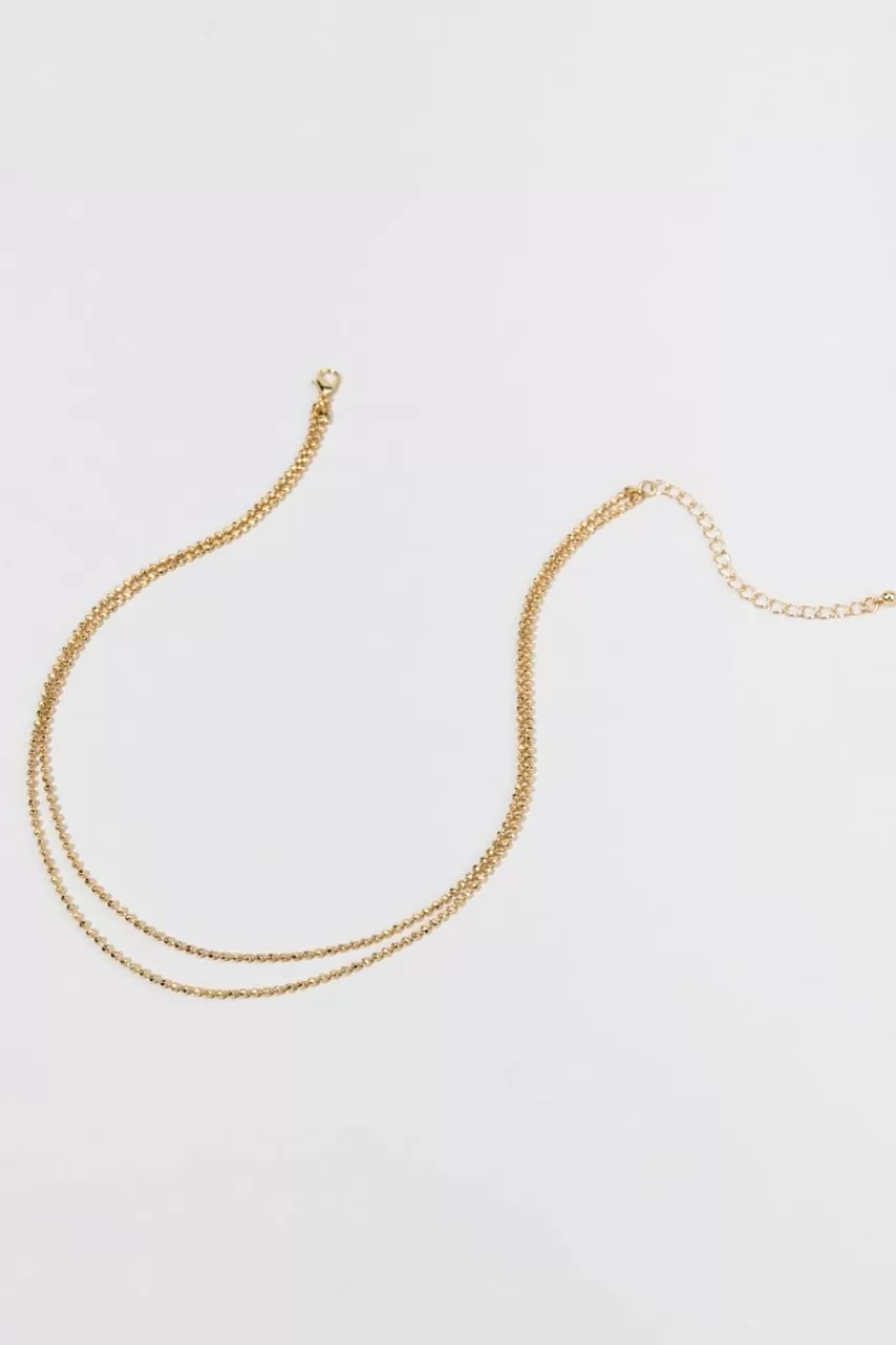 Francesca's Patricia Layered Chain Necklace