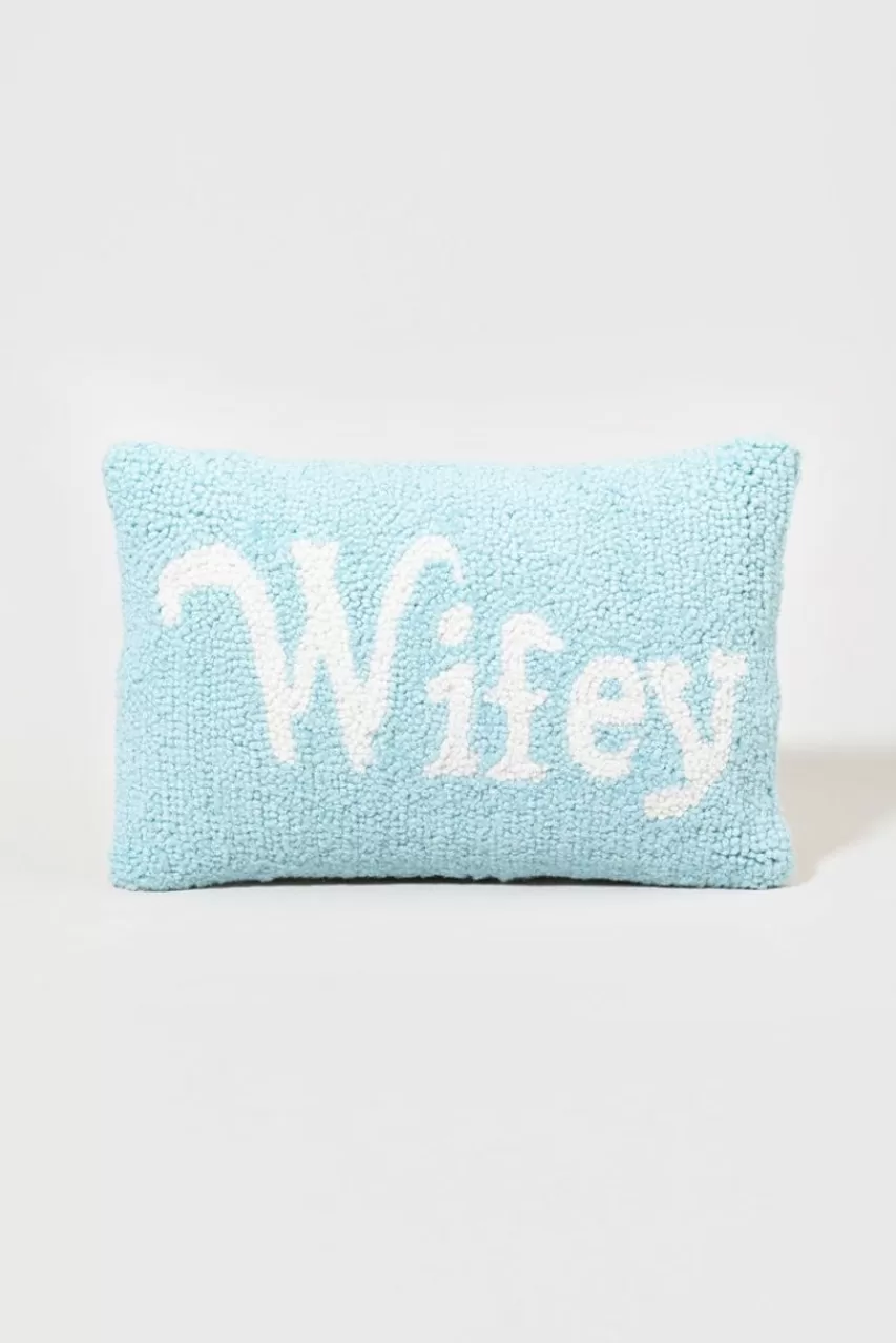 Francesca's Peking Handicraft Wifey Pillow