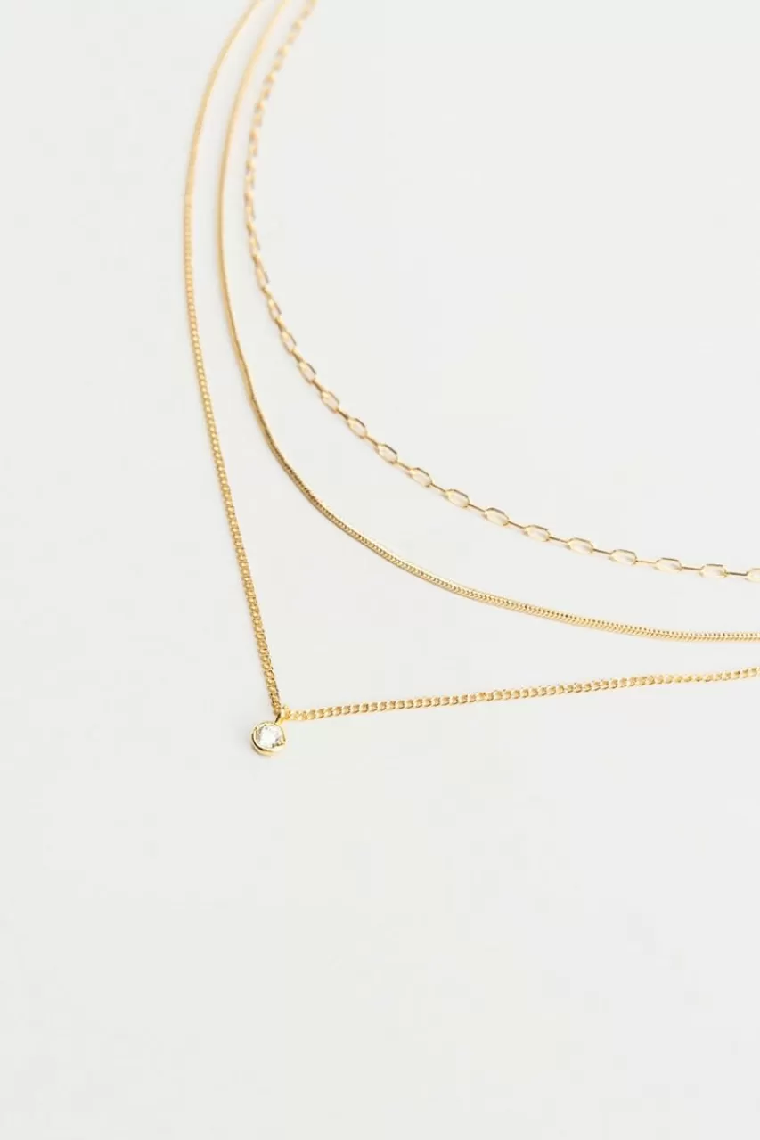 Francesca's Penelope Small Rock Necklace