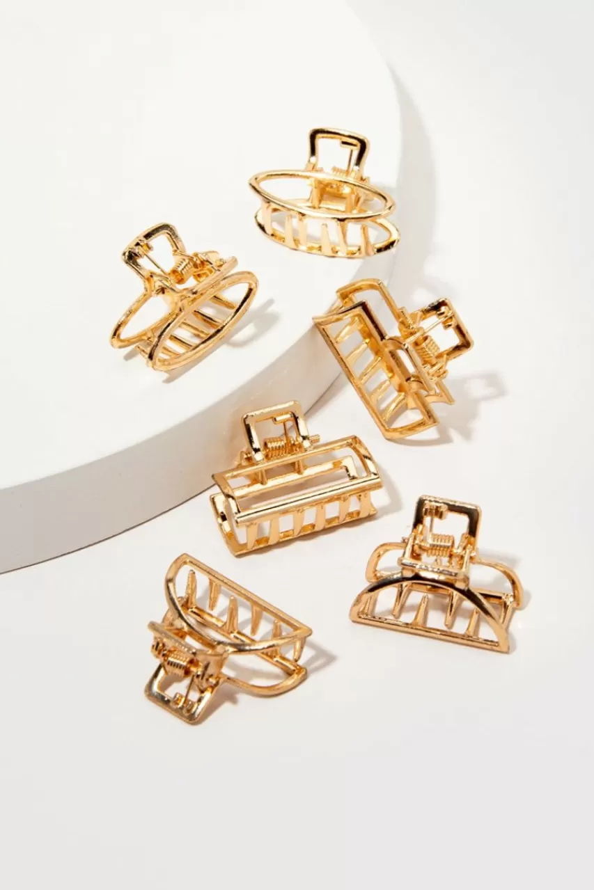 Francesca's Penny Mini Hair Claw Pack