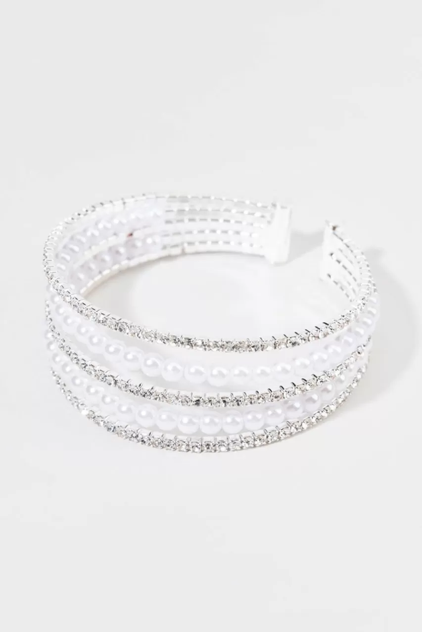 Francesca's Petra Pearl Cupchain Bracelet