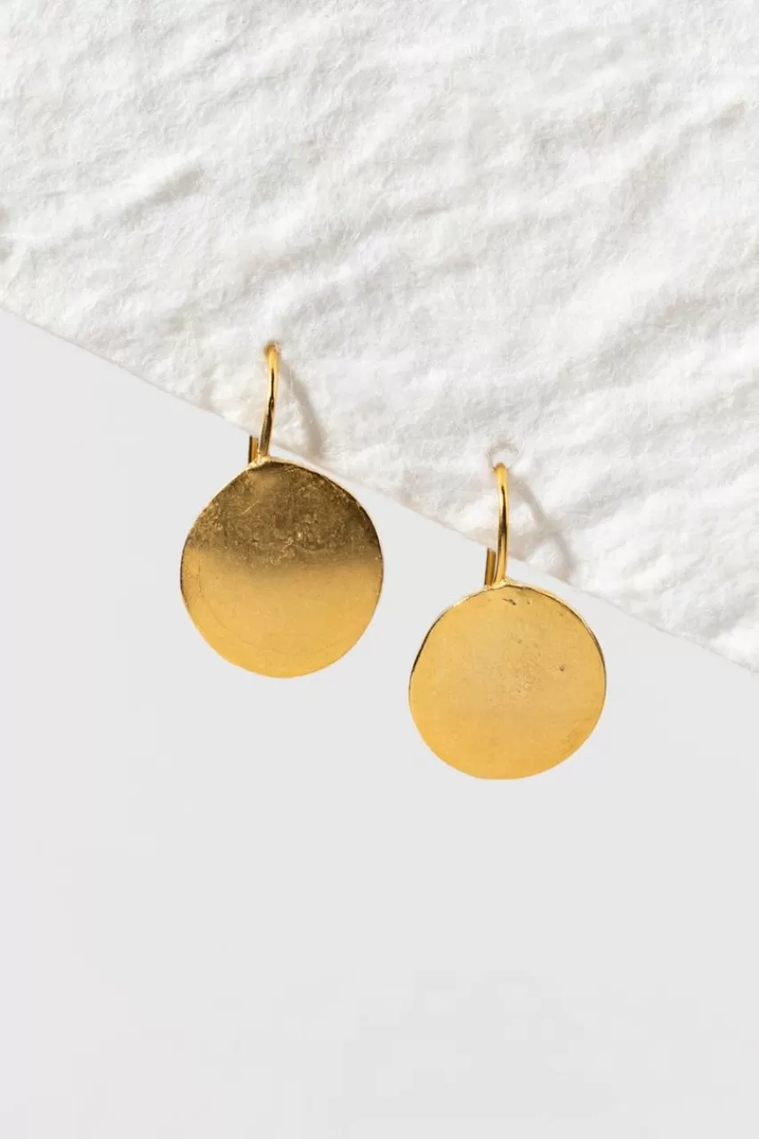 Francesca's Quinn Circle Drop Earrings