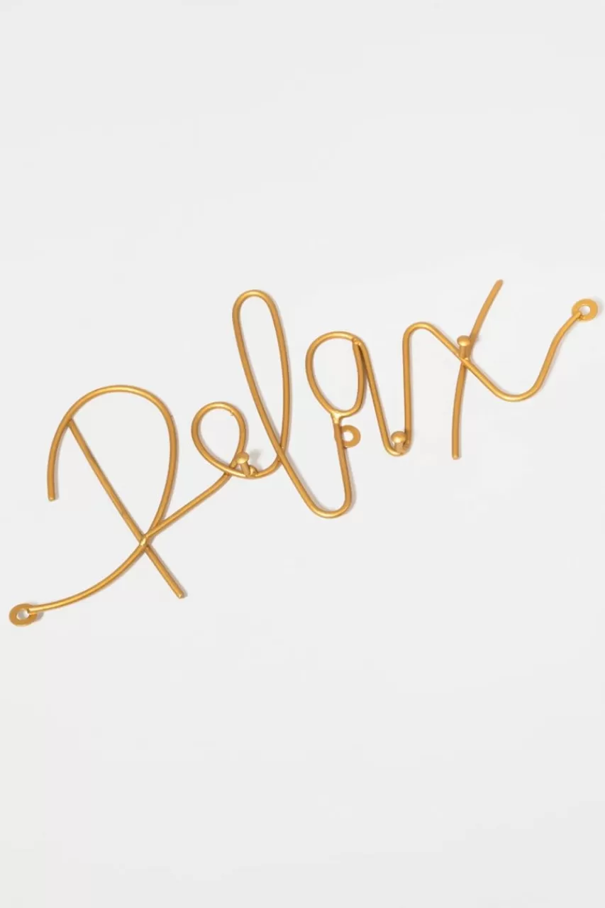 Francesca's Relax Metal Hook Rack