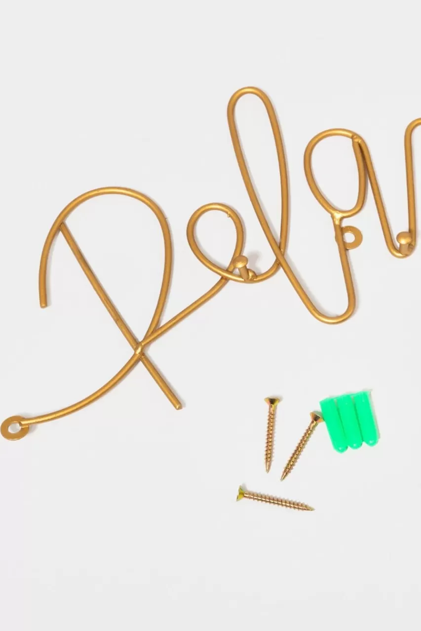 Francesca's Relax Metal Hook Rack