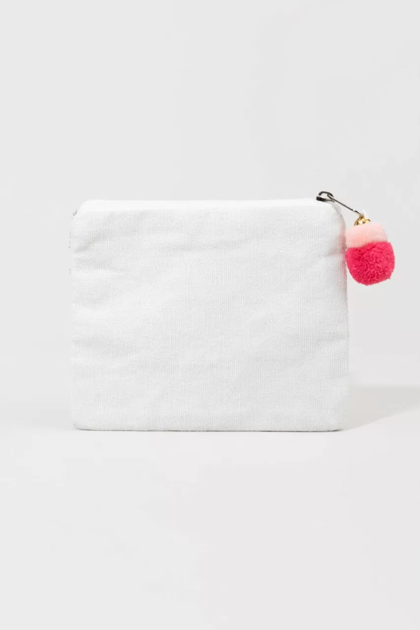 Francesca's Rich As F*Ck Beaded Pouch