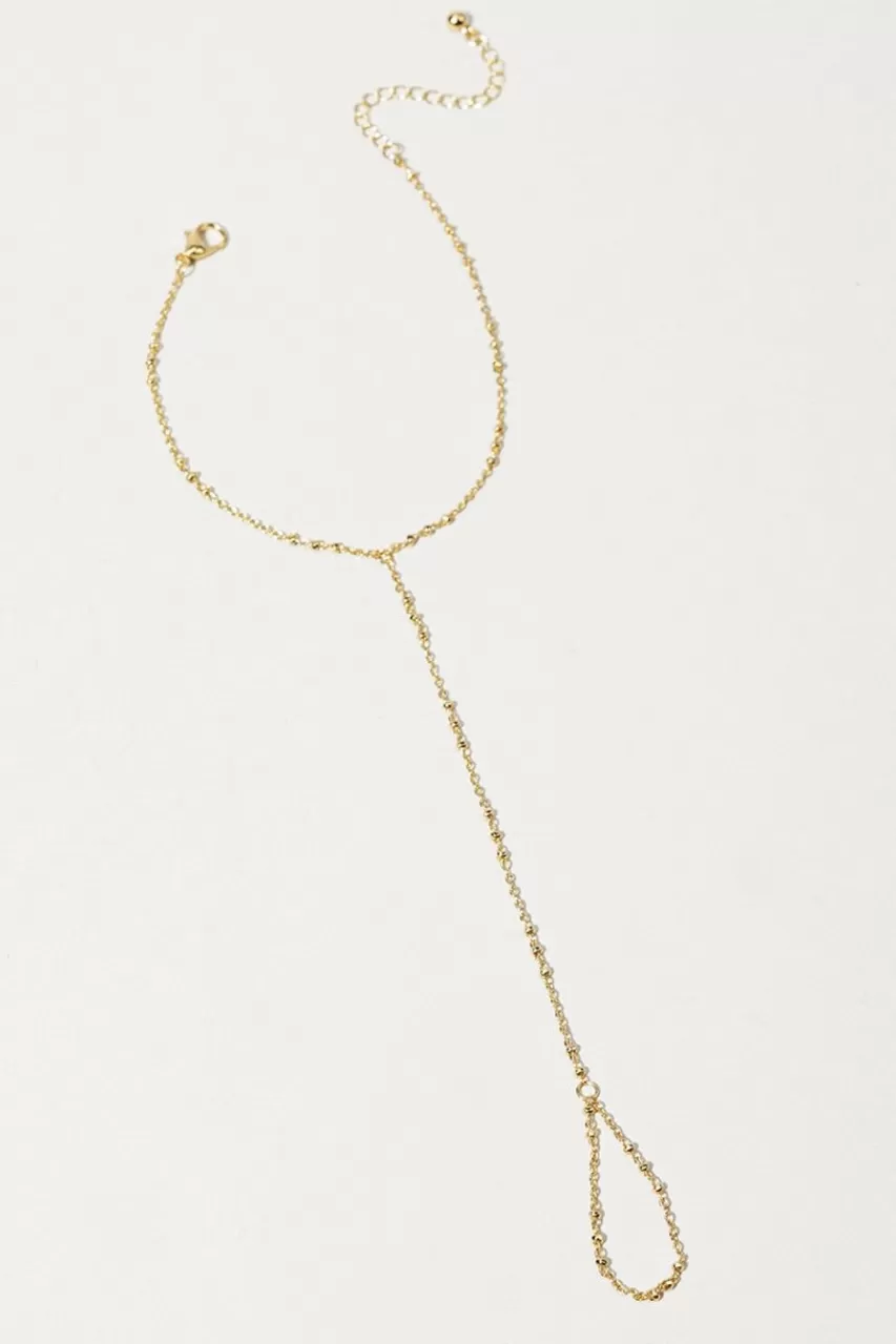 Francesca's Roxanne Dainty Hand Chain