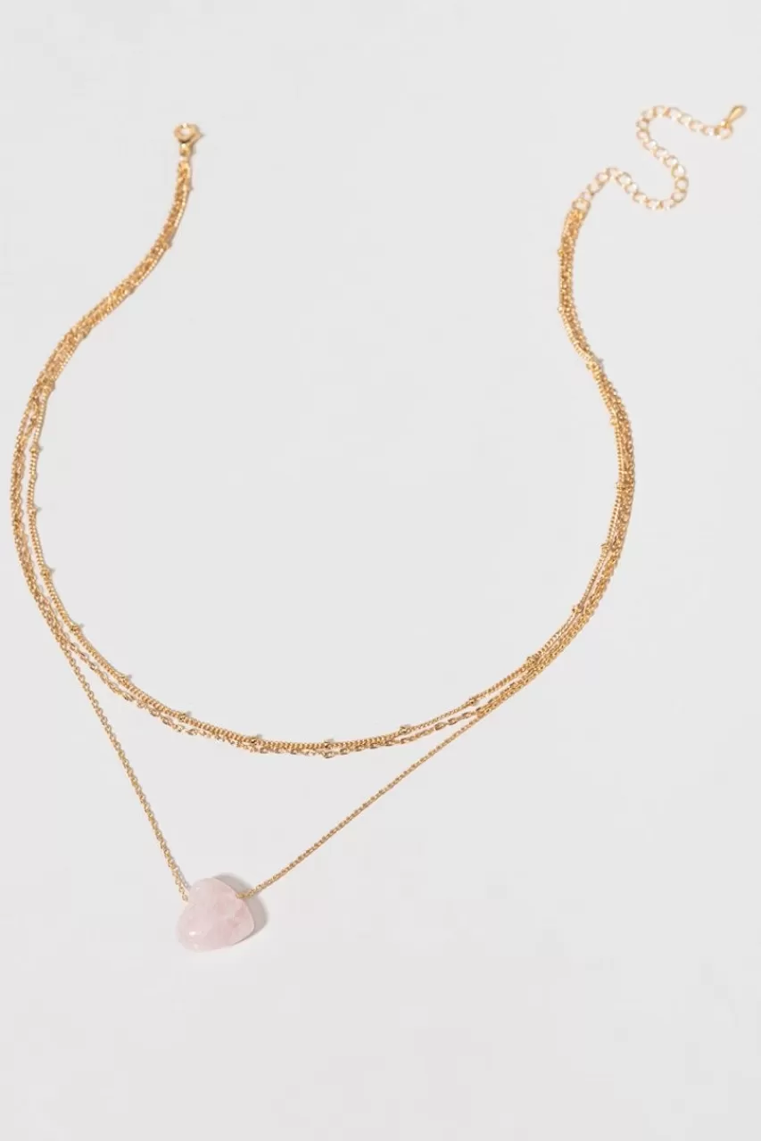 Francesca's Roxie Heart Pendant Necklace