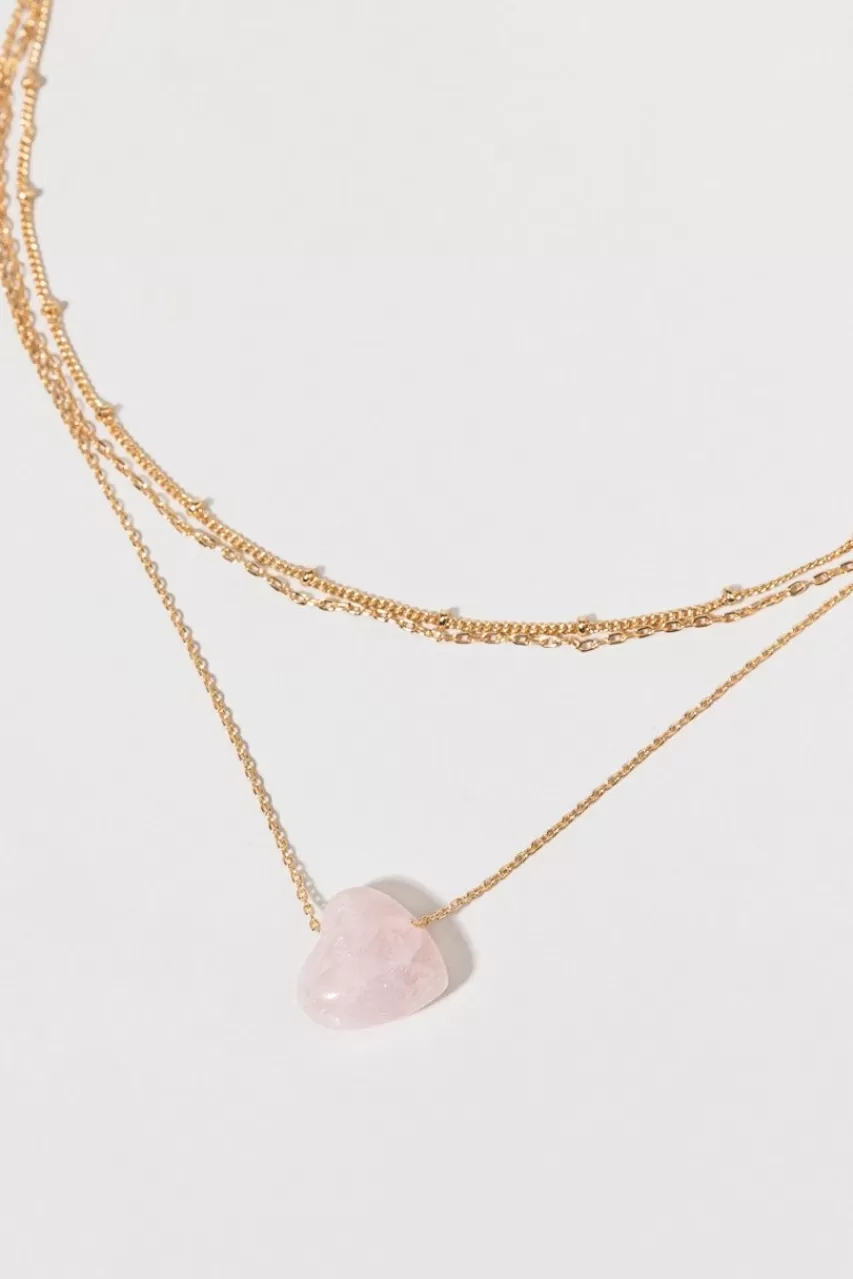 Francesca's Roxie Heart Pendant Necklace