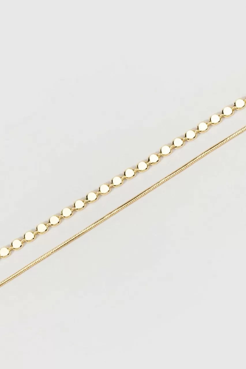 Francesca's Rue Snake Chain Anklet