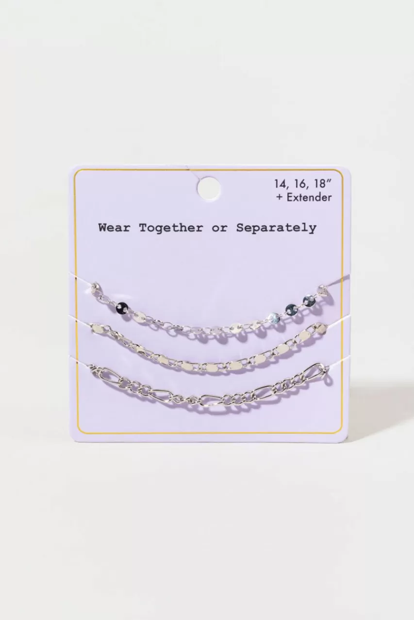 Francesca's Sabrina Boxed Carded Necklace Set