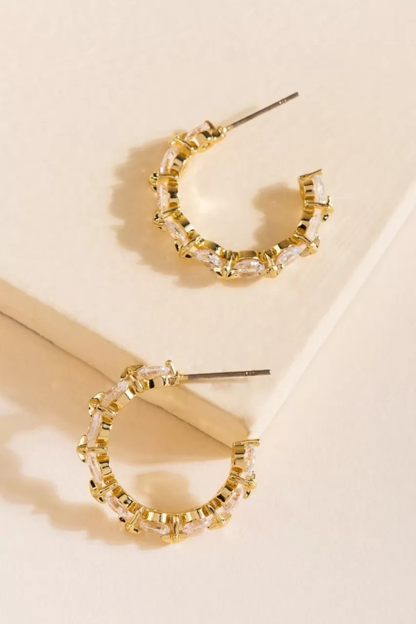 Francesca's Savita Hoop Earrings
