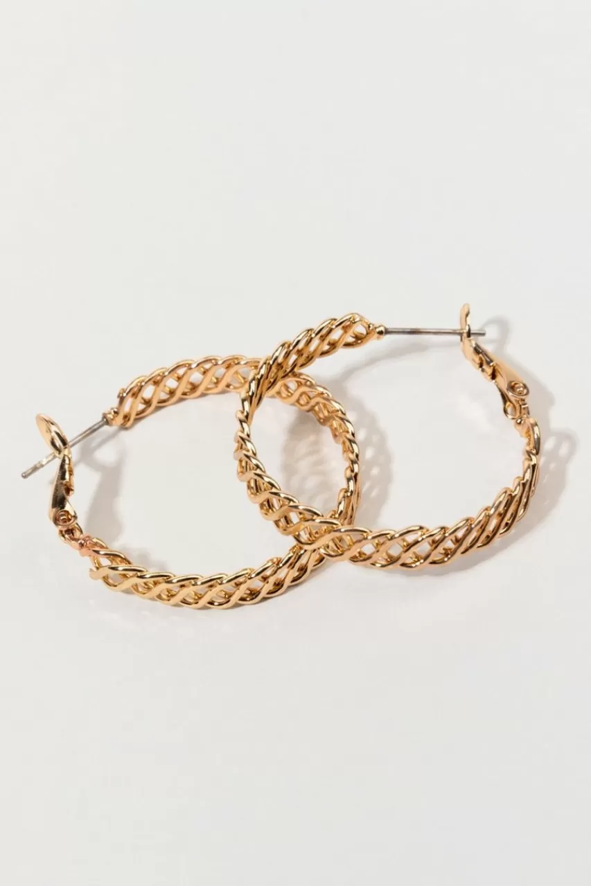 Francesca's Sharon Celtic Braid Hoops