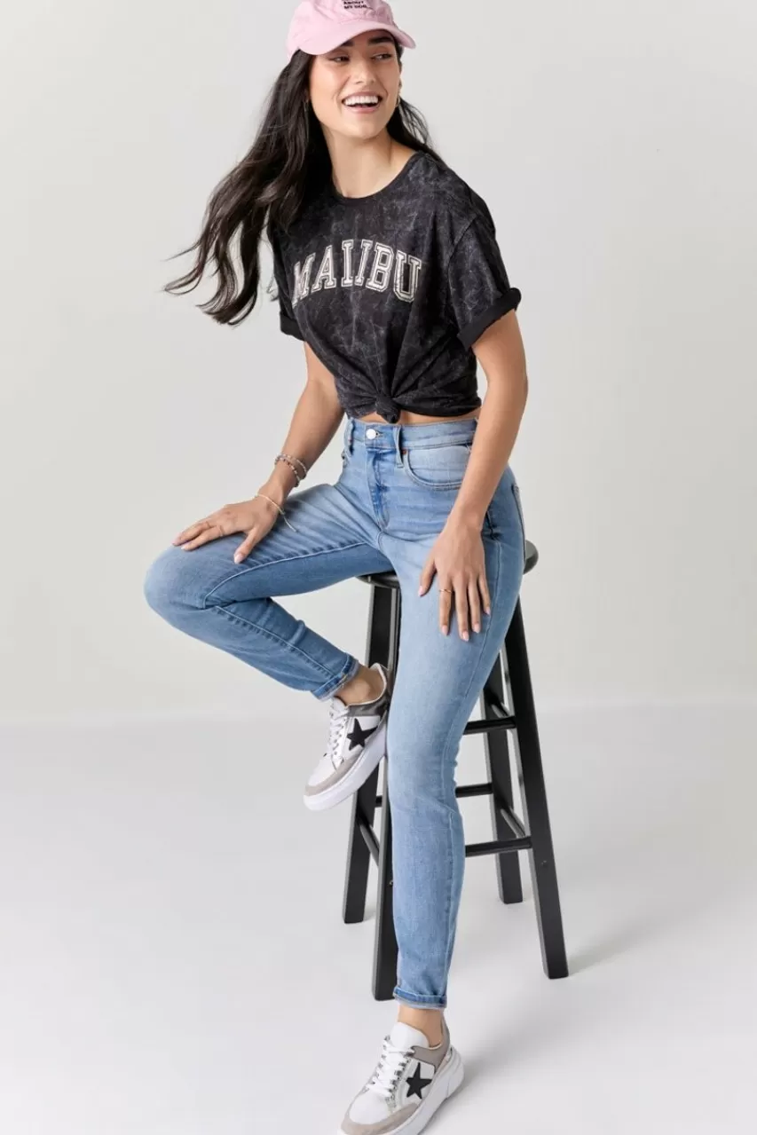 Francesca's Shayla Denim Skinny Jeans