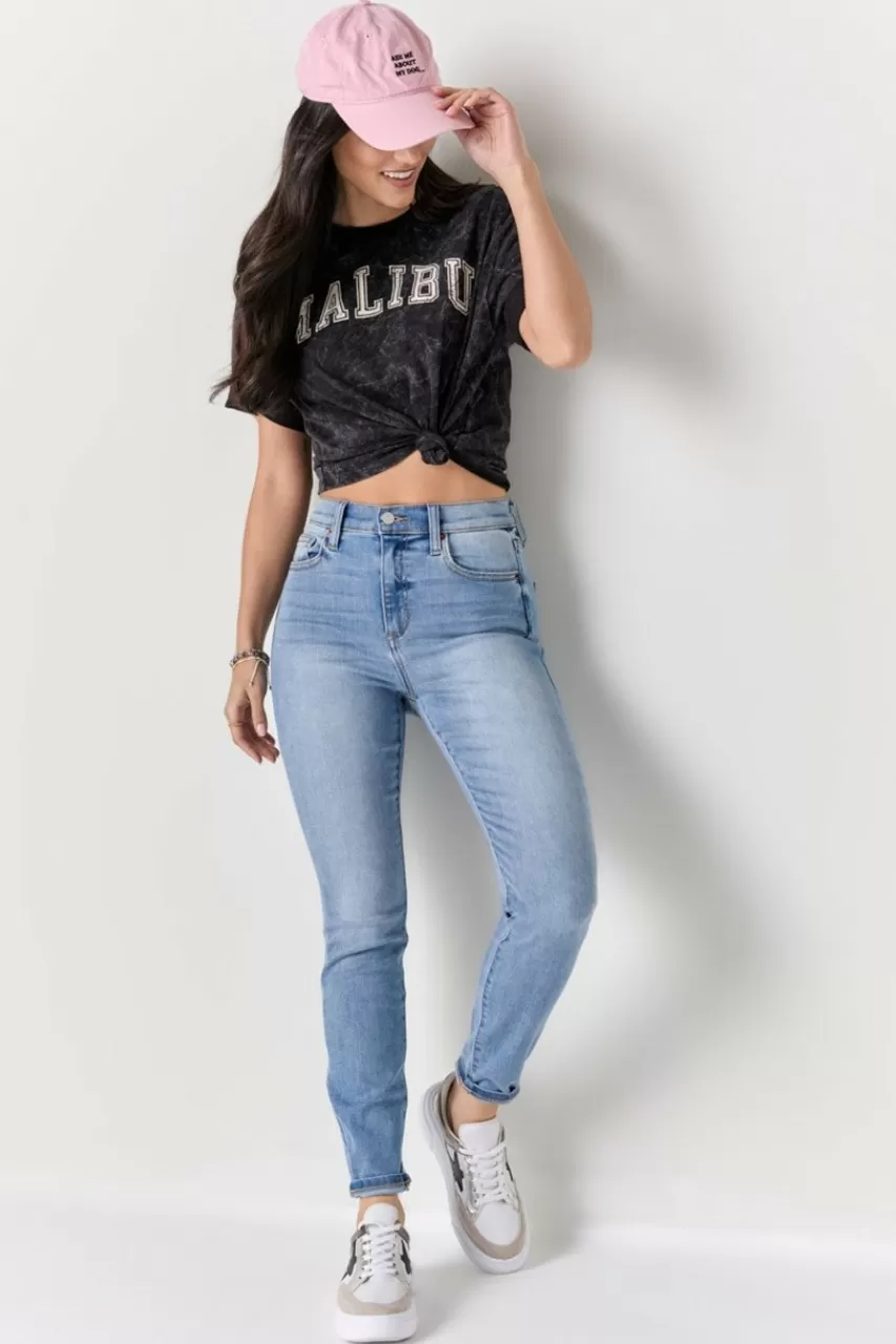Francesca's Shayla Denim Skinny Jeans