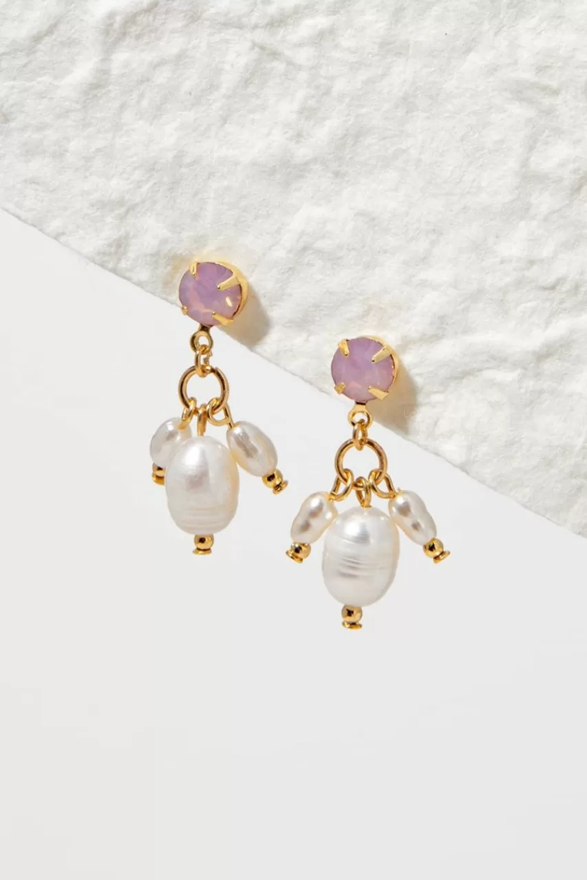 Francesca's Sheryl Small Pearl Drop Earrings