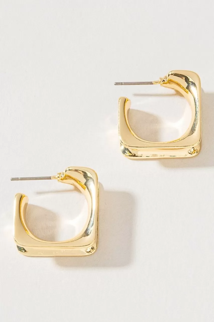 Francesca's Sheryll Inverted Square Hoops