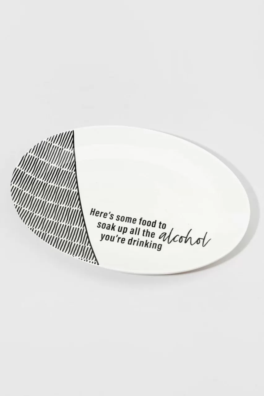 Francesca's Soak Up Ceramic Platter