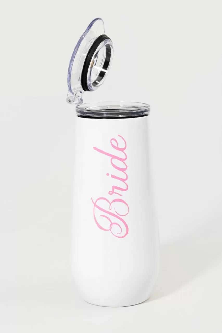 Francesca's Stainless Steel Champage Tumbler Bride