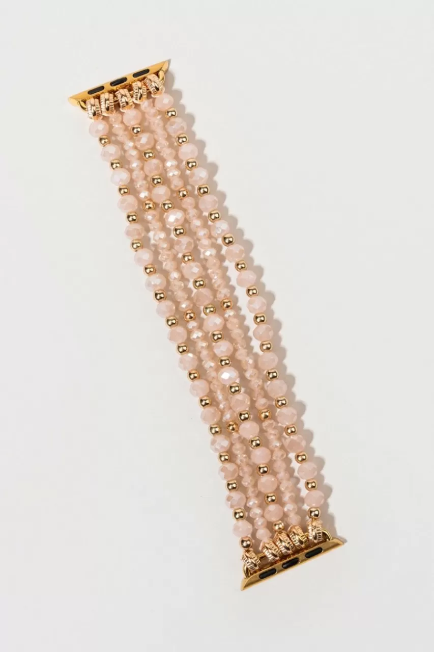 Francesca's Stefanie Glass Bead Watch Strap