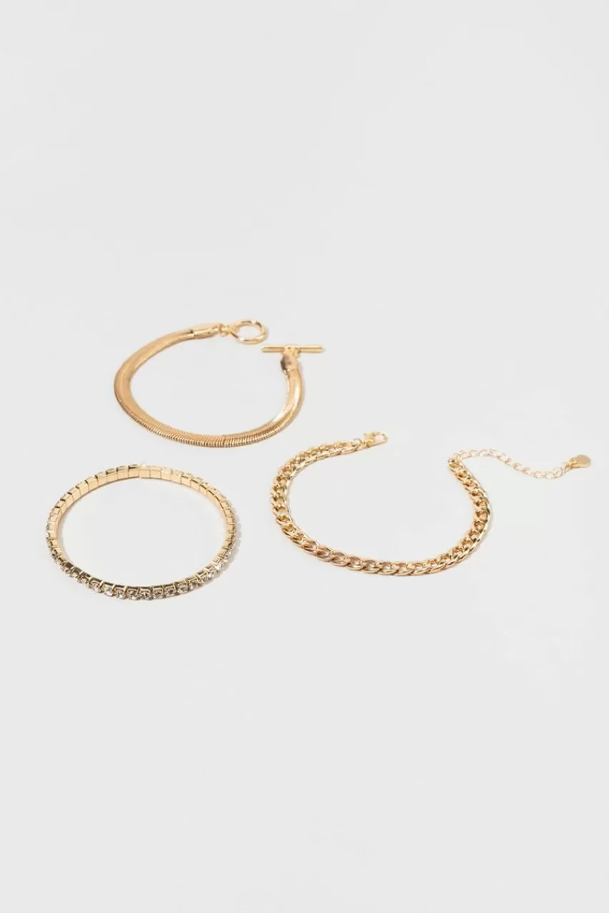 Francesca's Stella Tennis Bracelet Set