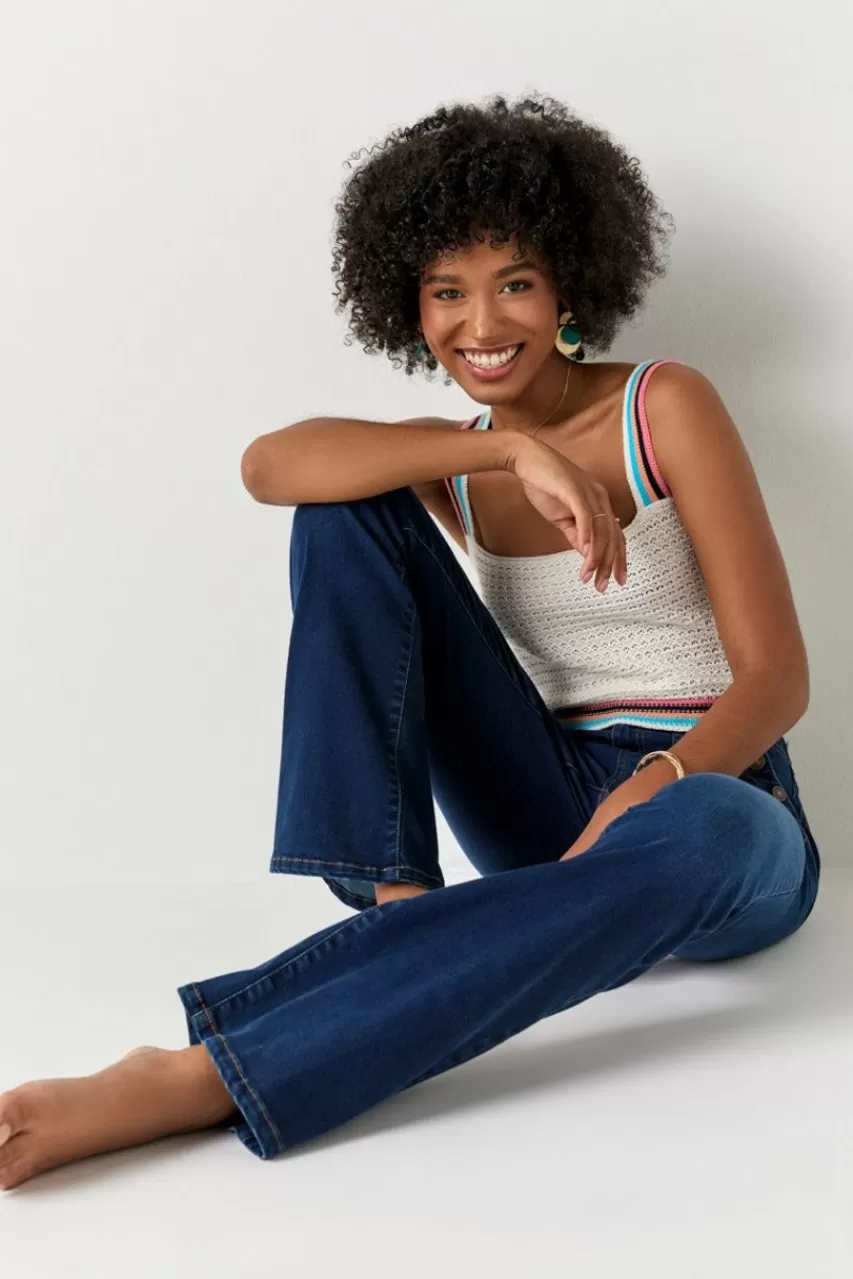 Francesca's Stephania Bootcut Pocket Jeans