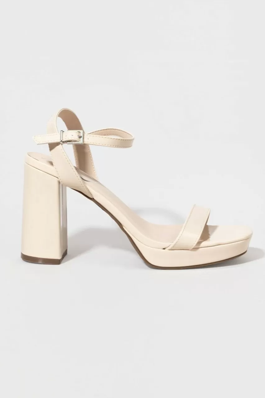 Francesca's Sugar Vallentina Strap Platform