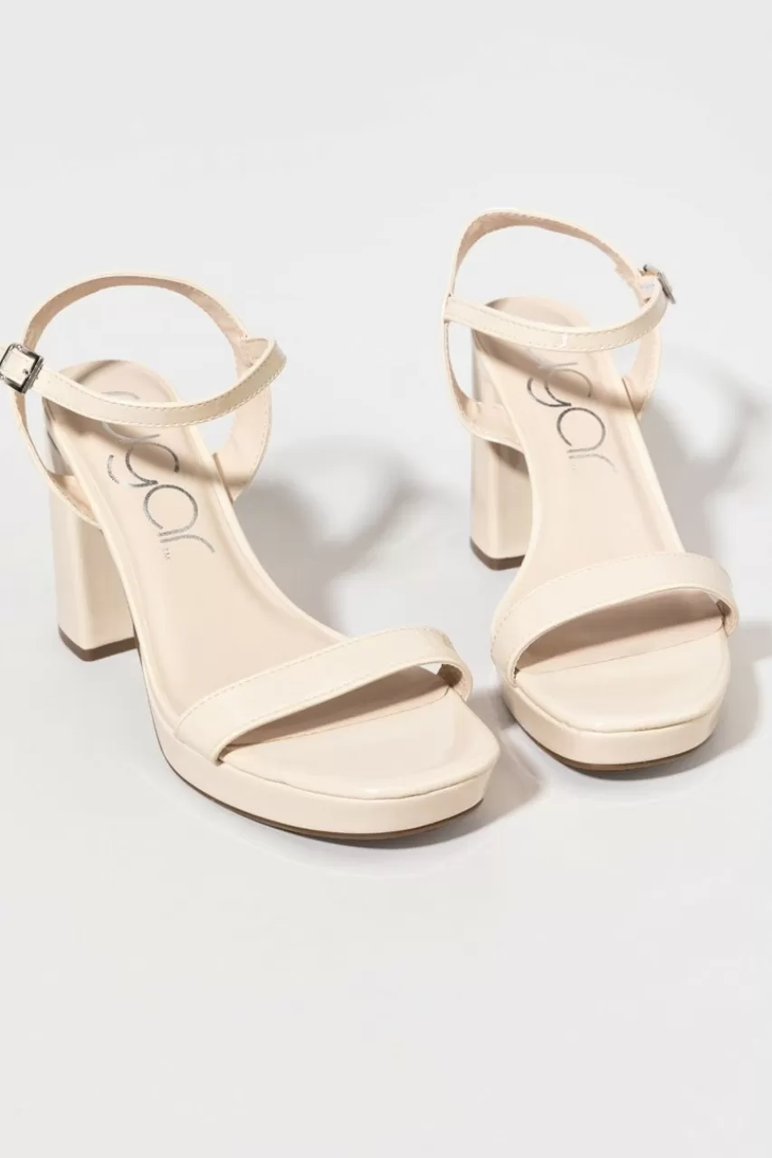 Francesca's Sugar Vallentina Strap Platform