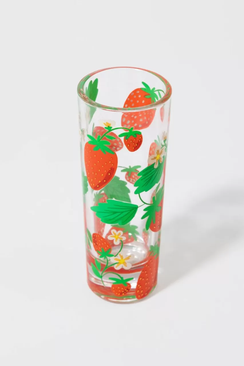 Francesca's Tall Strawberry Shot Glass