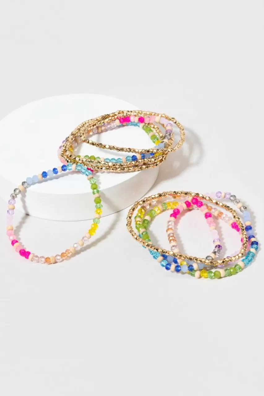 Francesca's Terrie Rainbow Glass Bead Ten Pack Set
