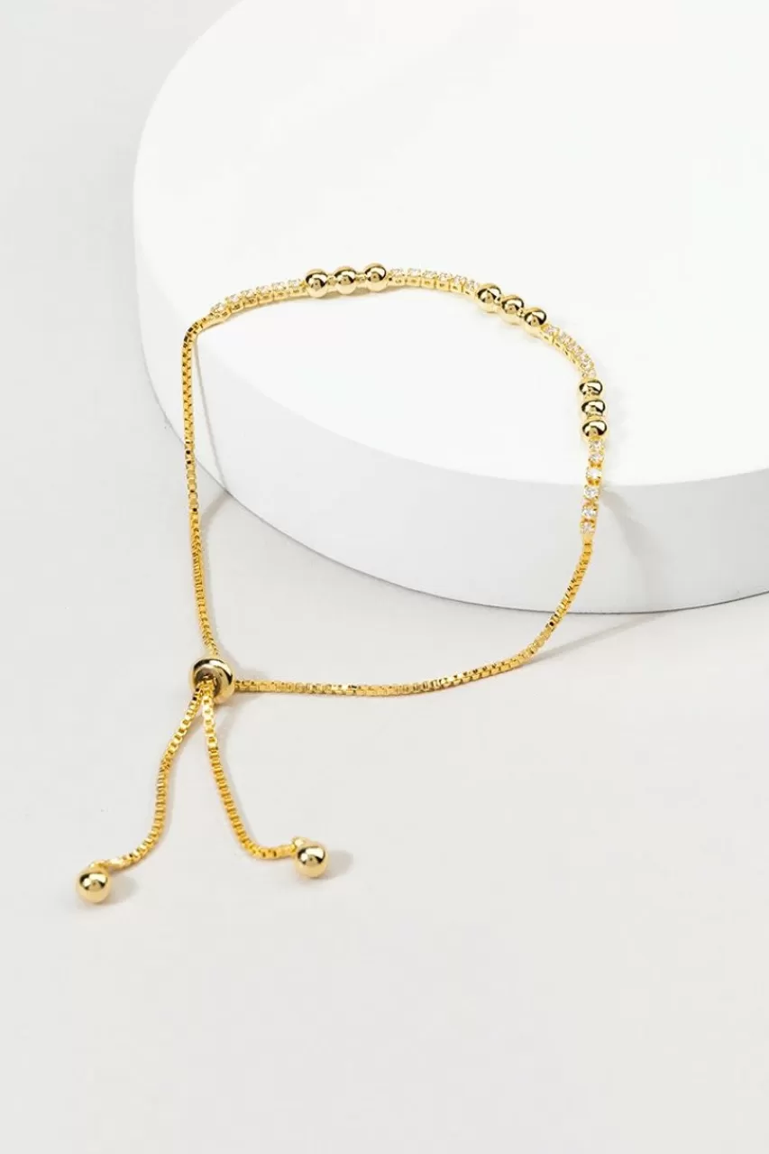 Francesca's Tess Cupchain Pull Tie Bracelet