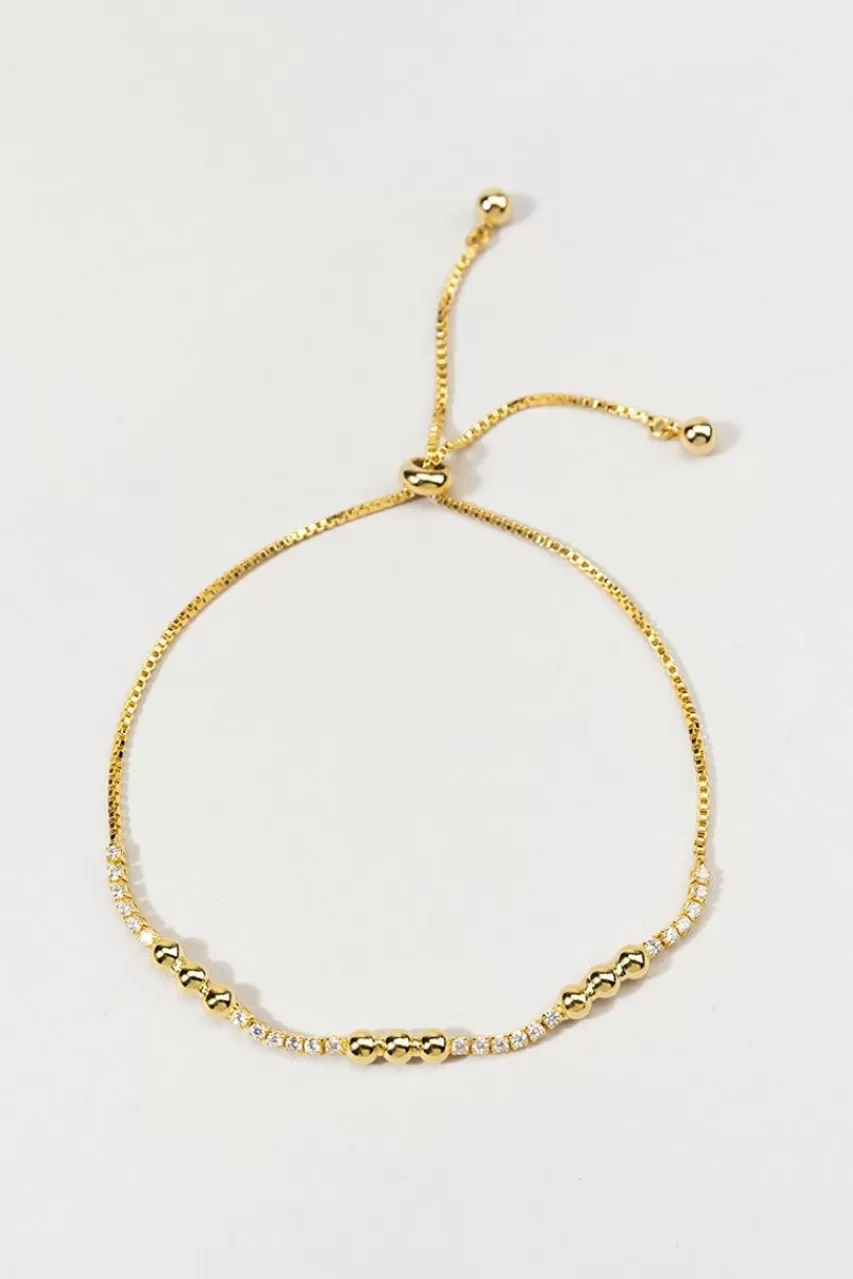 Francesca's Tess Cupchain Pull Tie Bracelet