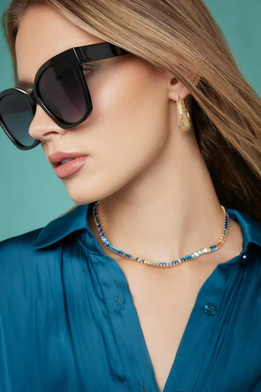 Francesca's Tina Gold Top Glasses