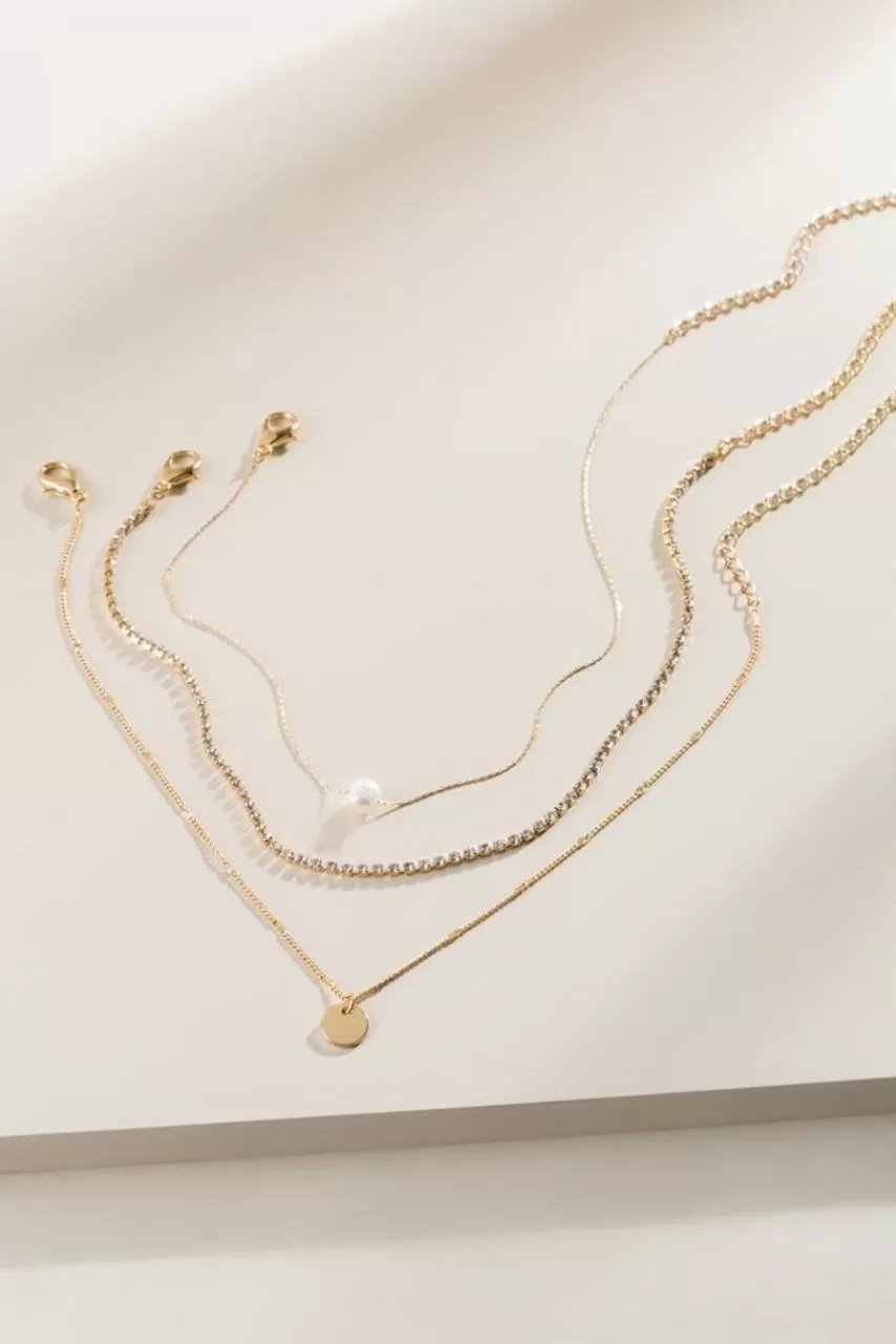 Francesca's Tracey Triple Layered Choker