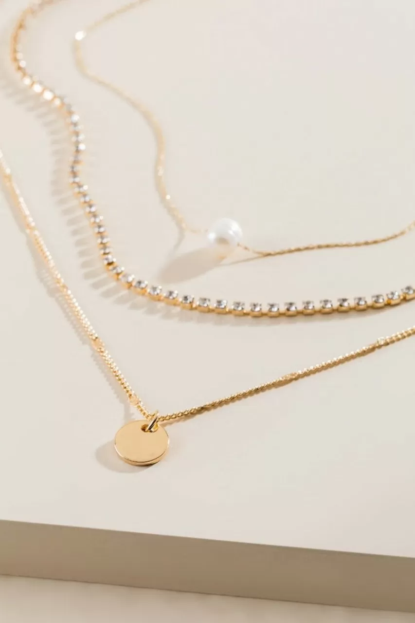 Francesca's Tracey Triple Layered Choker