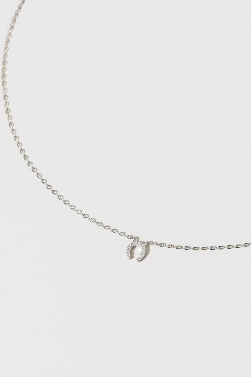 Francesca's Tracie Horseshoe Pendant Necklace