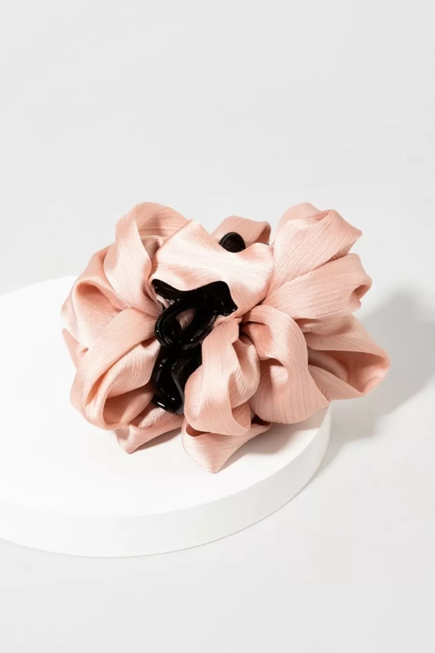 Francesca's Veronica Satin Rosette Claw Clip