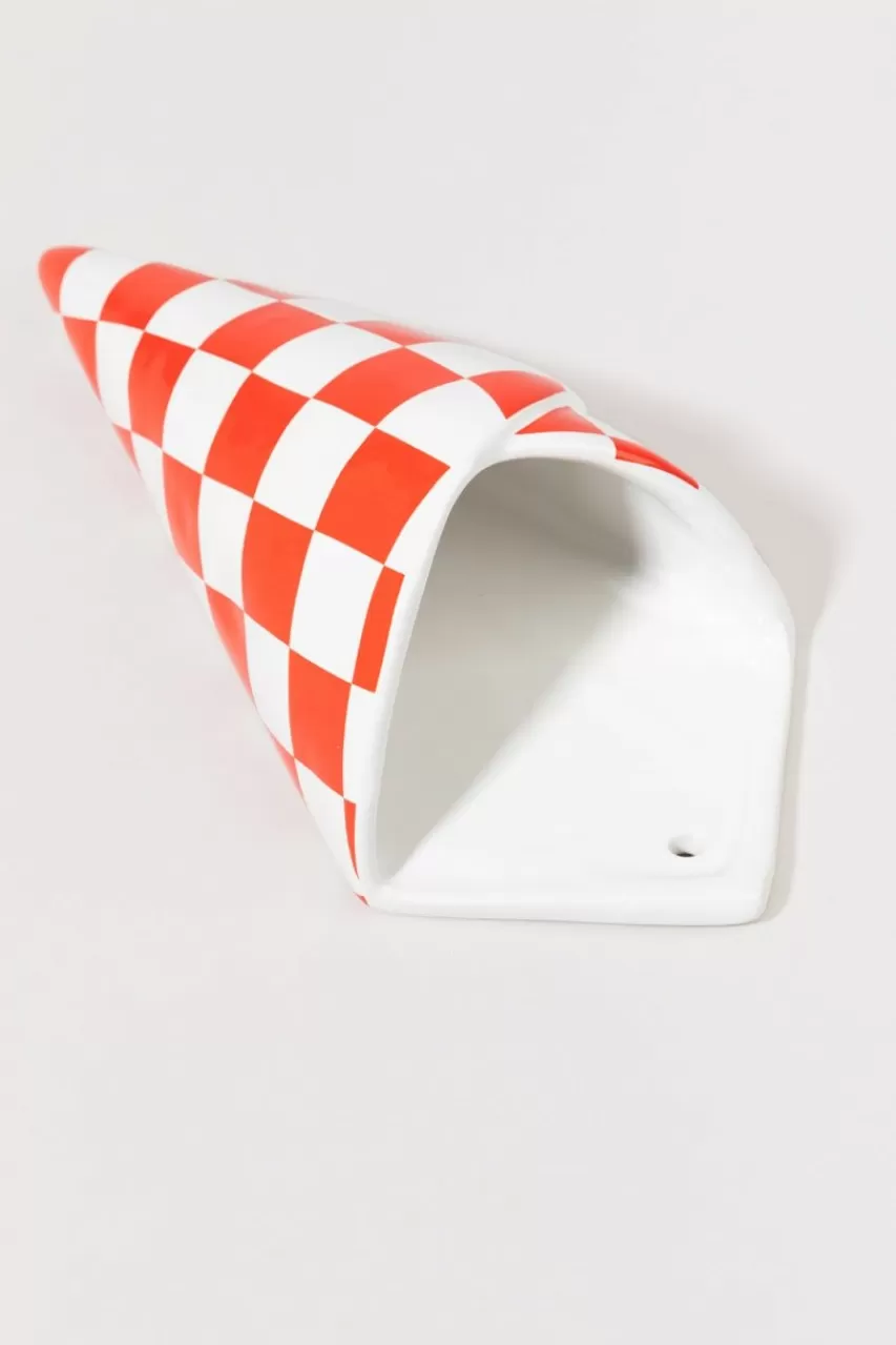 Francesca's Wall Vase Checker Bag