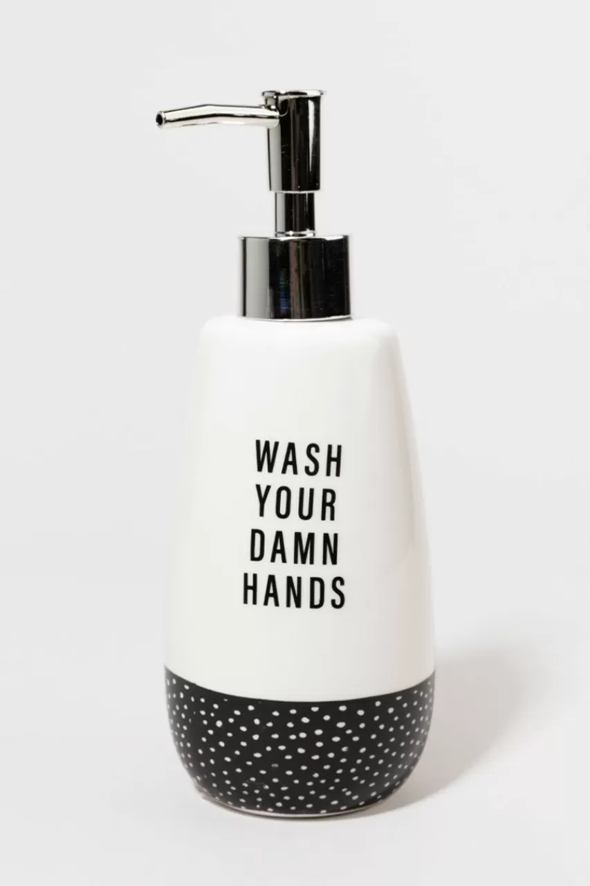 Francesca's Wash Your Damn Hands Soap Dispenser